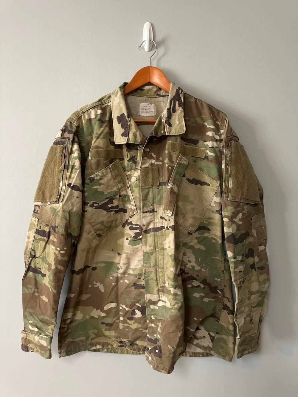 US Army OCP Multicam Combat Jacket Medium Long Military Tactical Field Coat